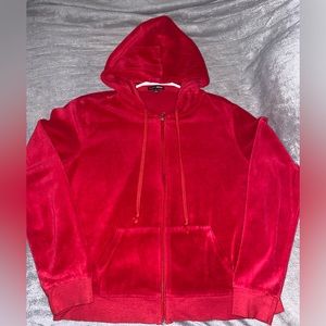 Fashion Nova Track Suit. Size L. Red